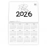Календар кота Інжира на 2025 рік (Букви)